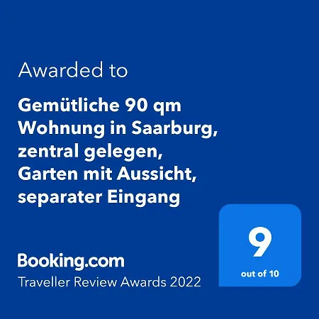 Gemuetliche 90 Qm In Saarburg, Zentral Gelegen, Garten Mit Aussicht, Separater Eingang Saarburg